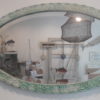 autre vue du miroir vintage ovale
